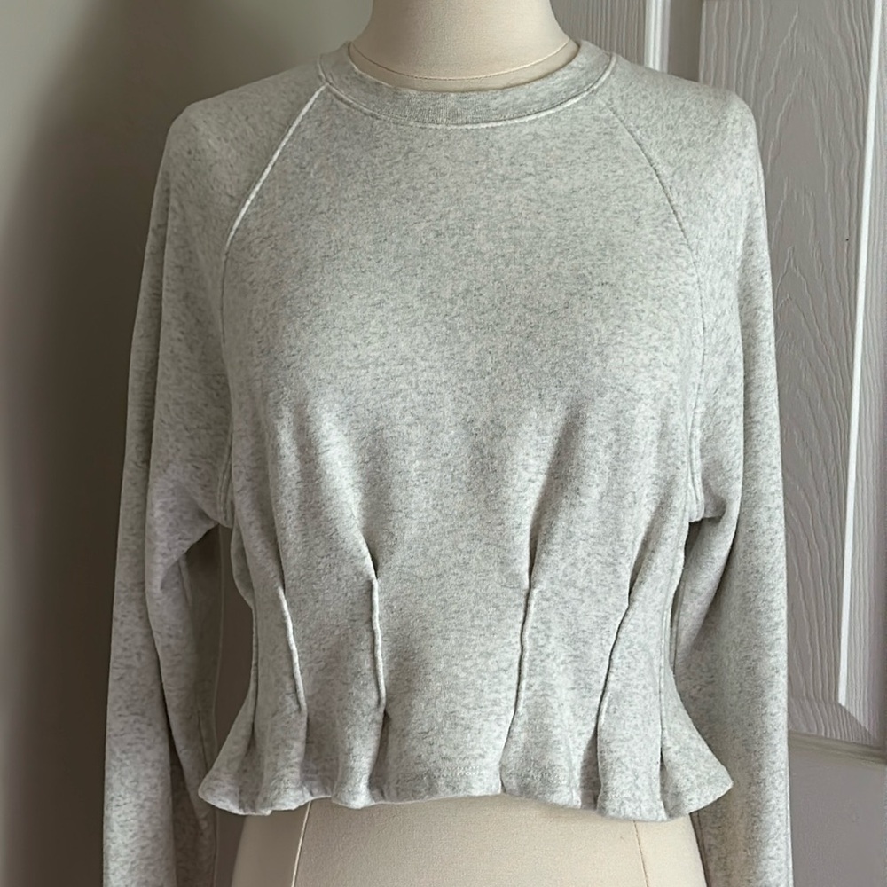 Amuse Society Stylish Cinched Sweatshirt Pullover XS